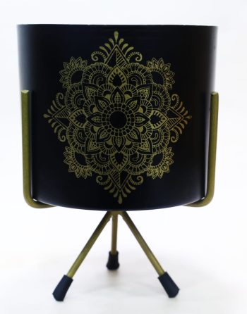 Metal Planter - Black