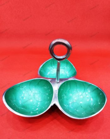 Serving Bowls with Handle - Green